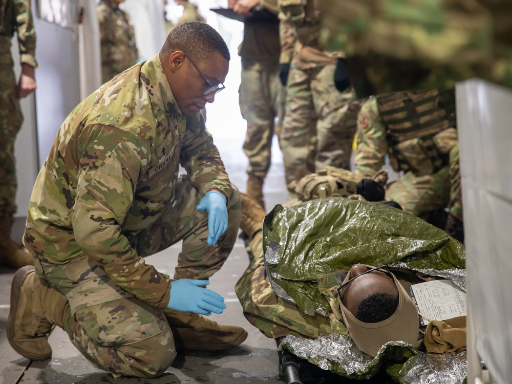 Task Force Marne and NATO Allies conduct medical mass casualty exercise