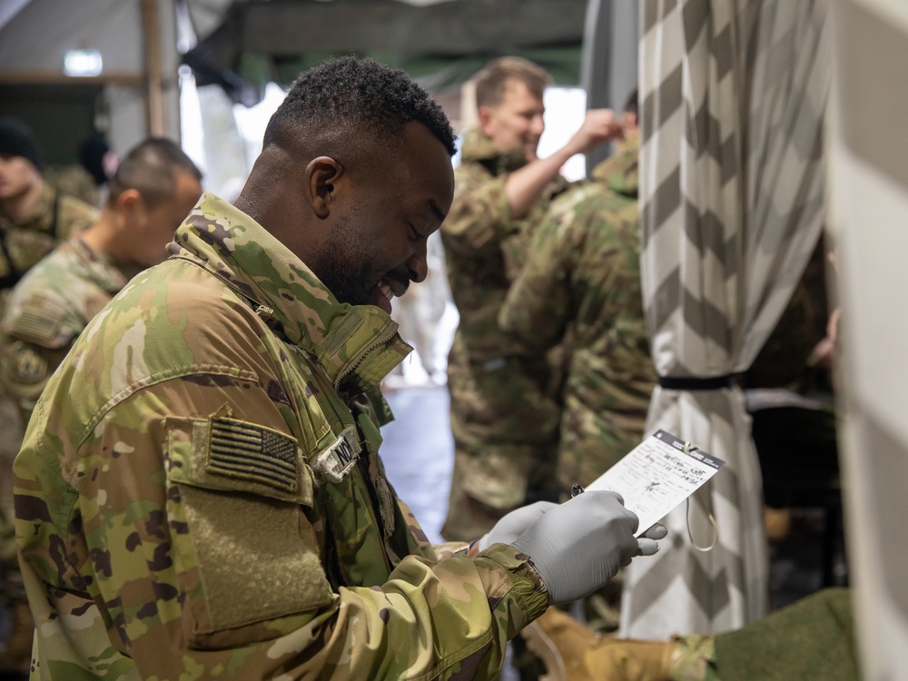 Task Force Marne and NATO Allies conduct medical mass casualty exercise
