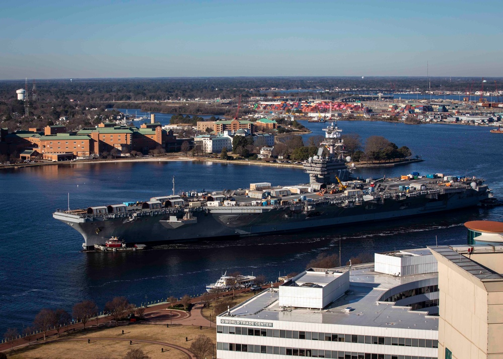 Daily Operations Aboard USS George H.W. Bush (CVN 77)