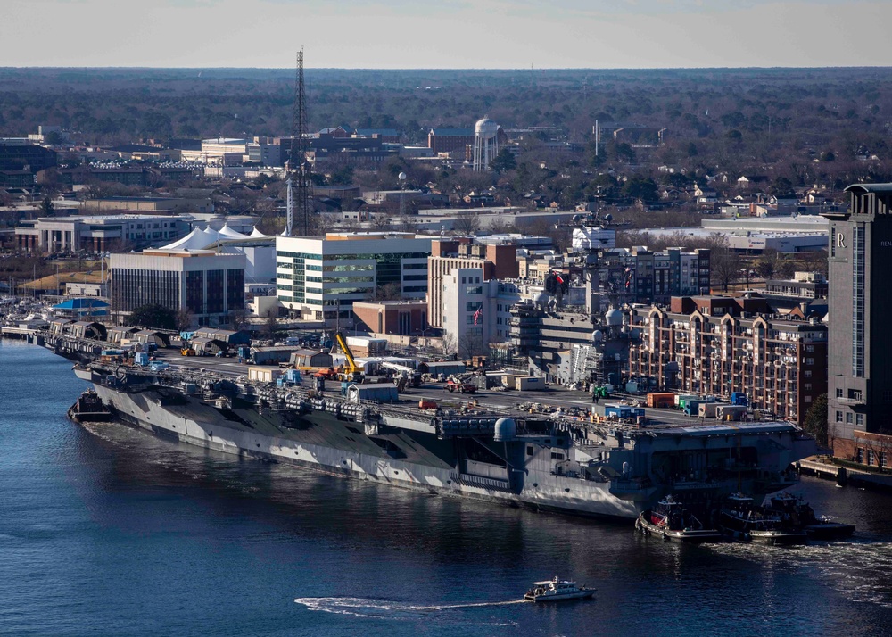 Daily Operations Aboard USS George H.W. Bush (CVN 77)