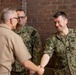 US Navy Band Re-Enlistment Ceremony