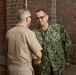 US Navy Band Re-Enlistment Ceremony