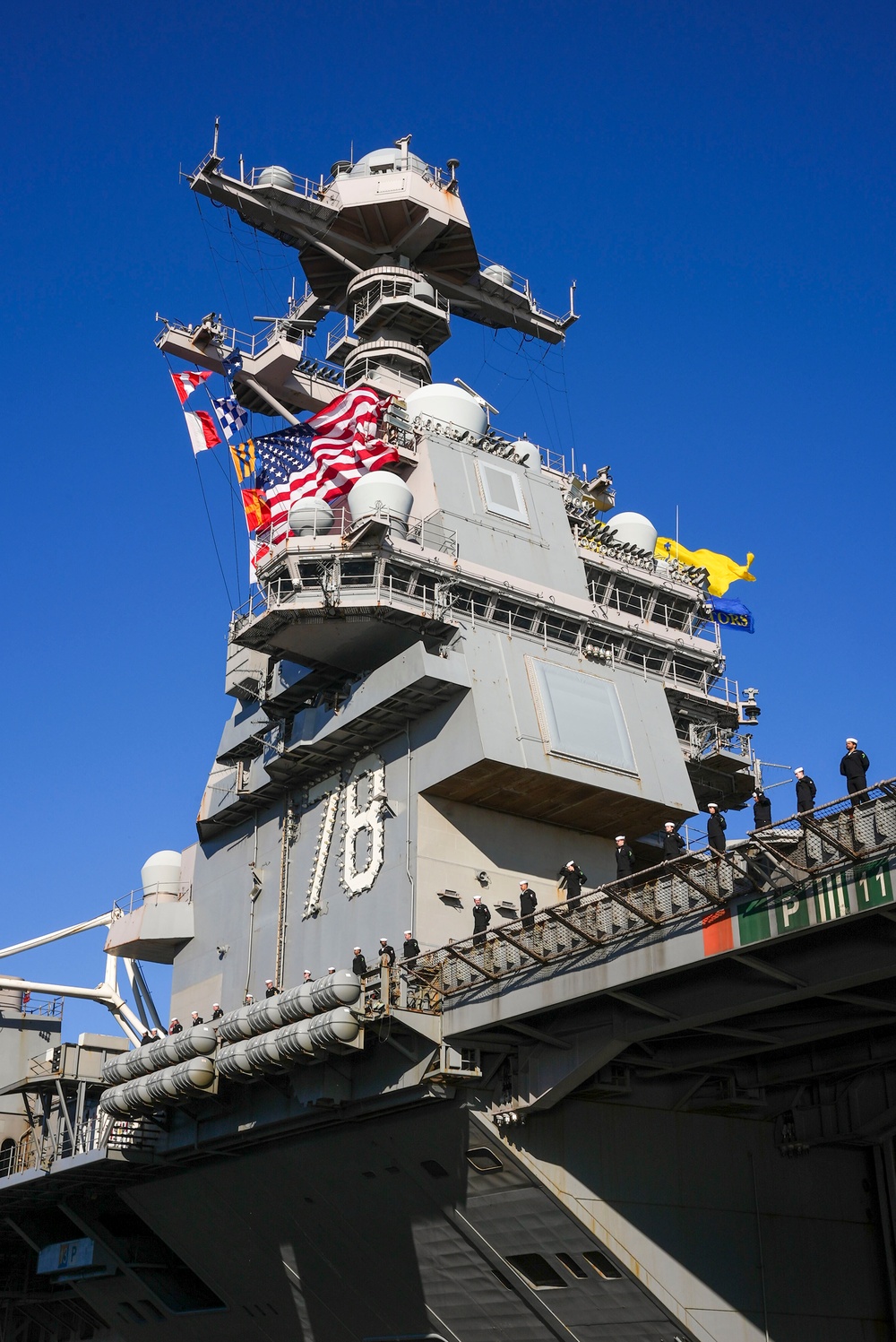 USS Gerald R. Ford returns from deployment