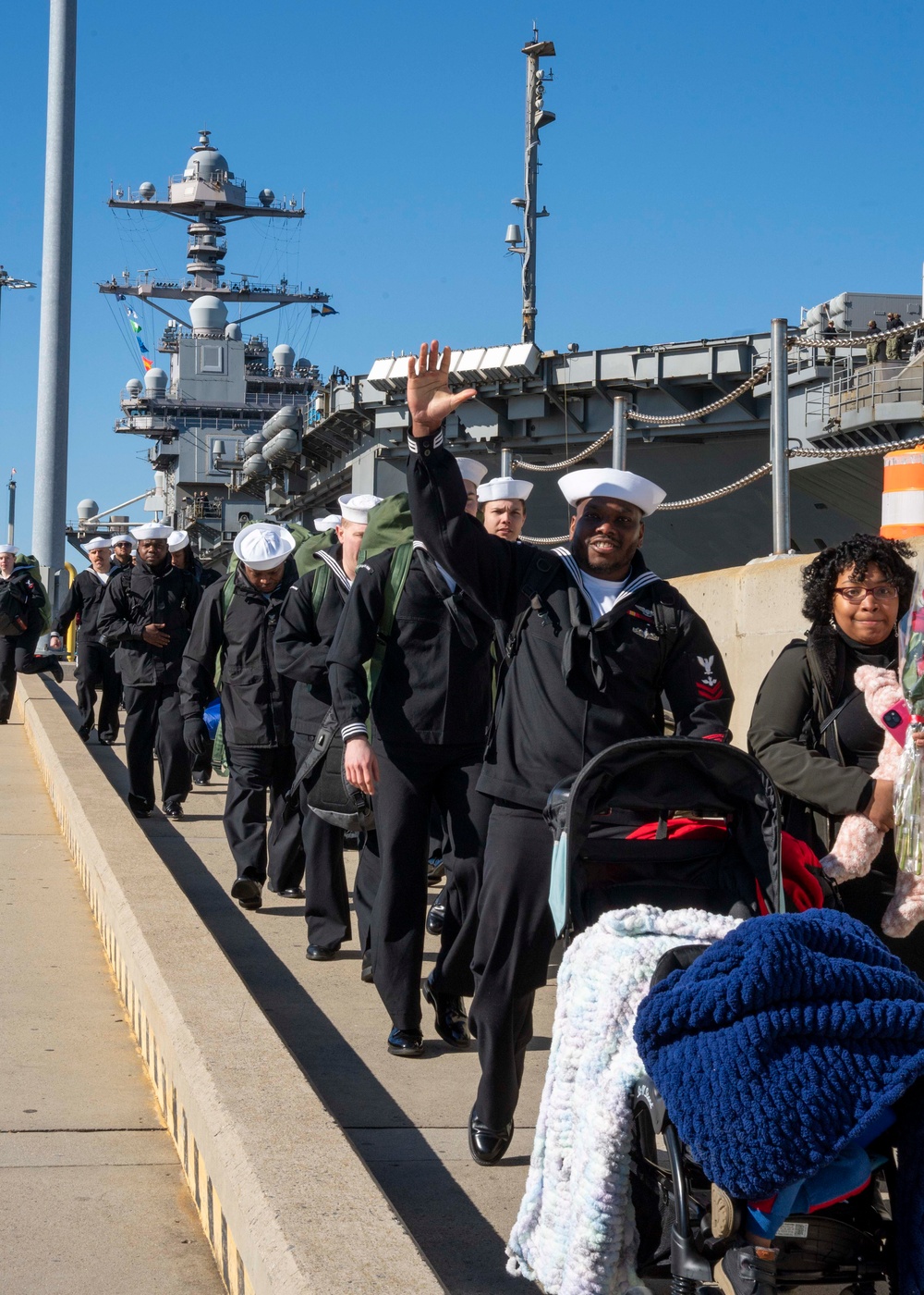 USS Gerald R. Ford returns from deployment