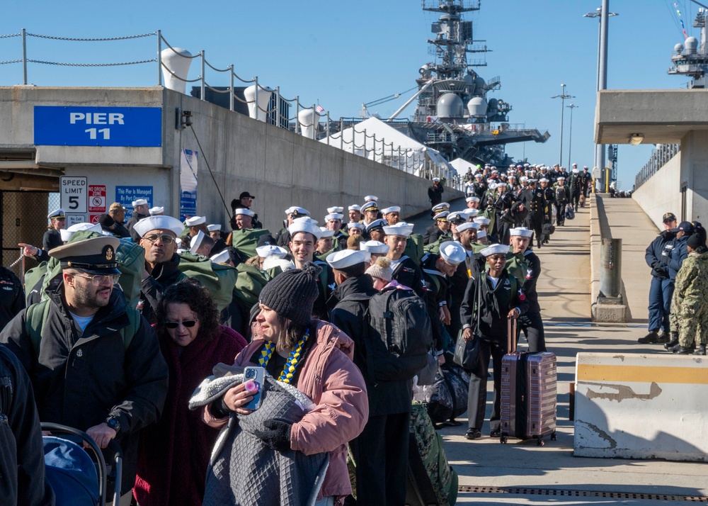 USS Gerald R. Ford returns from deployment