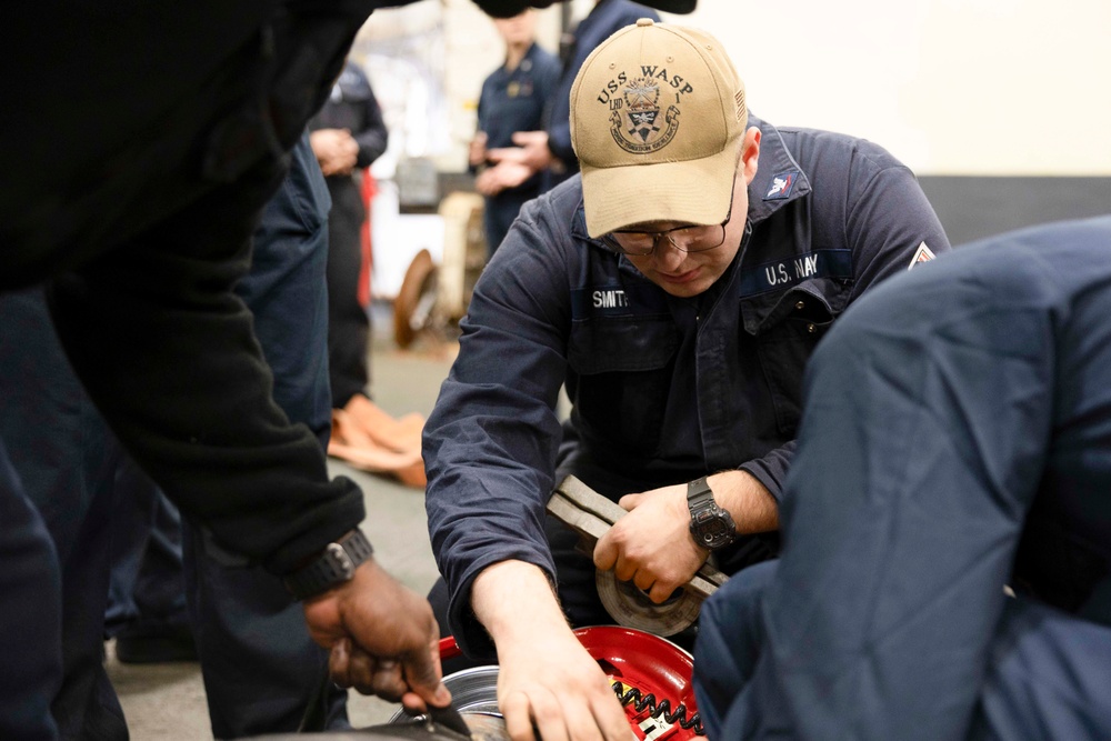 Wasp Sailors Conduct RAMFAN Training