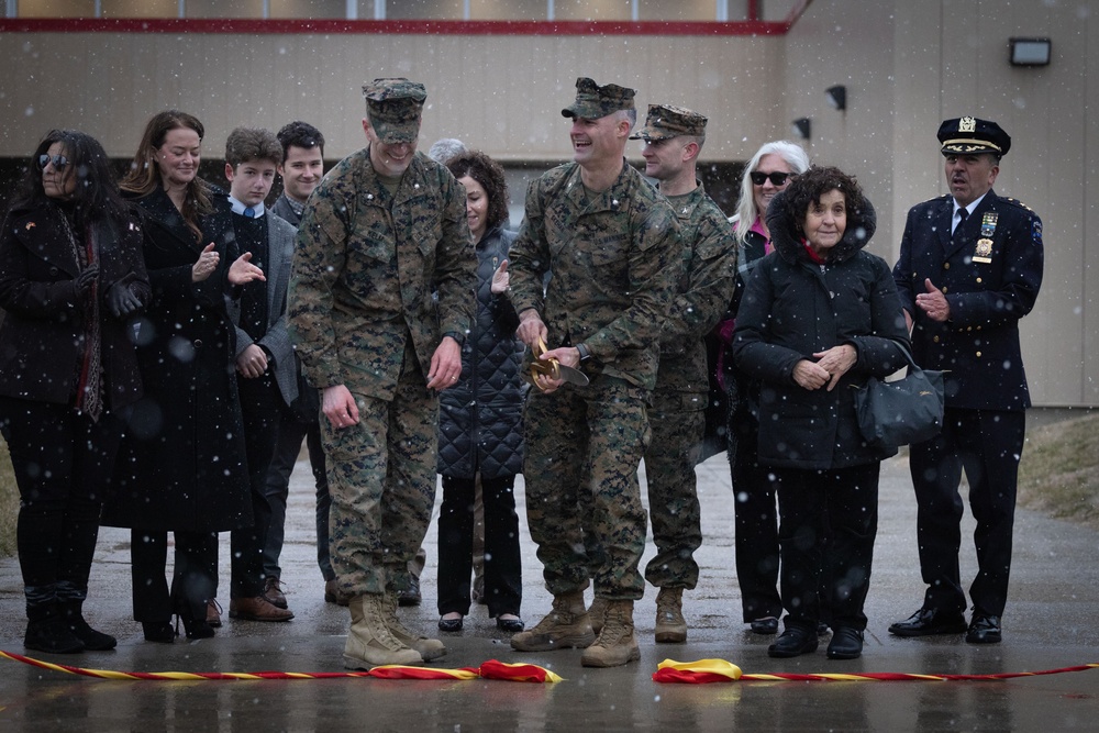 Ribbon cutting for Brooklyn’s new Marine Reservist Home Training Center with Community Collaboration