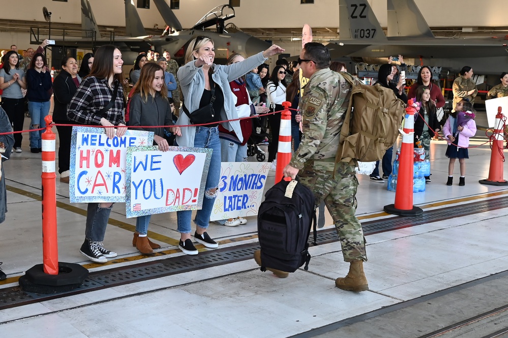 144th FW AIRMEN RETURN HOME