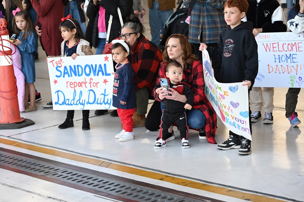 144th FW AIRMEN RETURN HOME