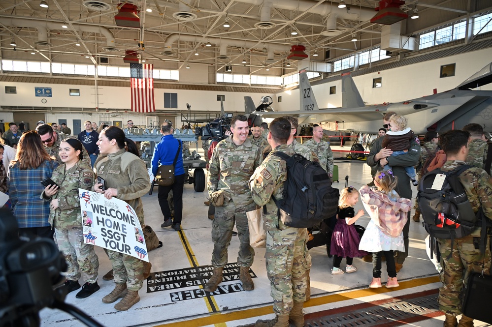 144th FW AIRMEN RETURN HOME