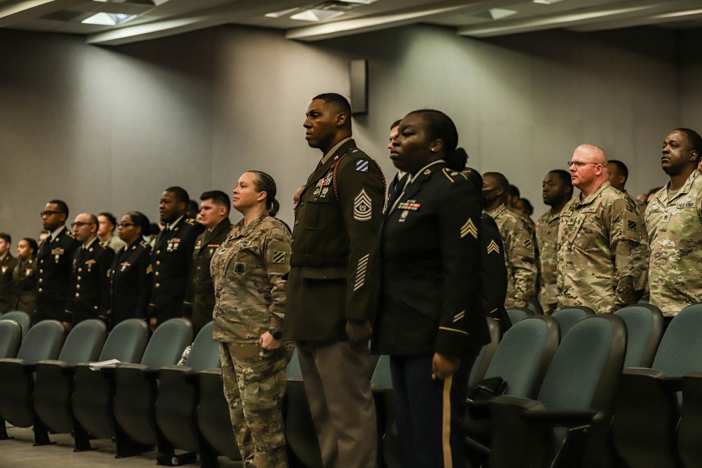 3rd ID Conducts the 3rd Sustainment Brigade NCO Induction to Bring in the New Year