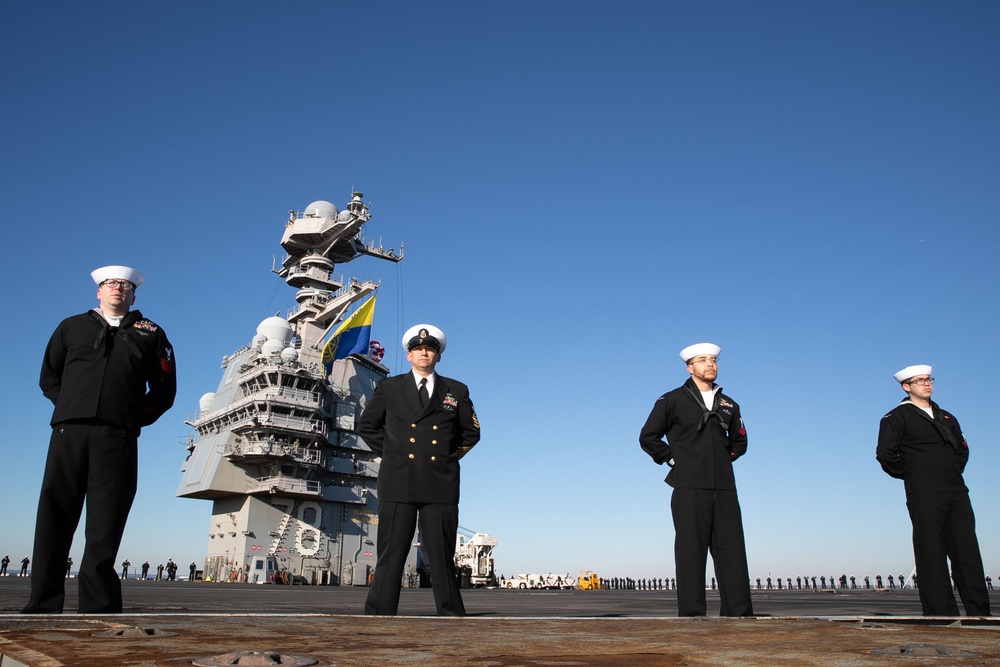 USS Gerald R. Ford Returns to Homeport