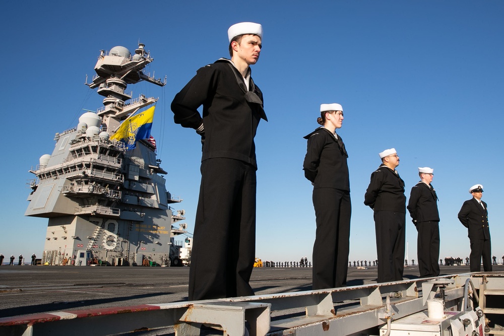 USS Gerald R. Ford Returns to Homeport