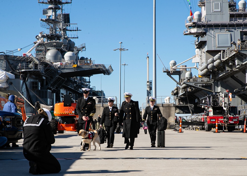 USS Gerald R. Ford Returns to Homeport