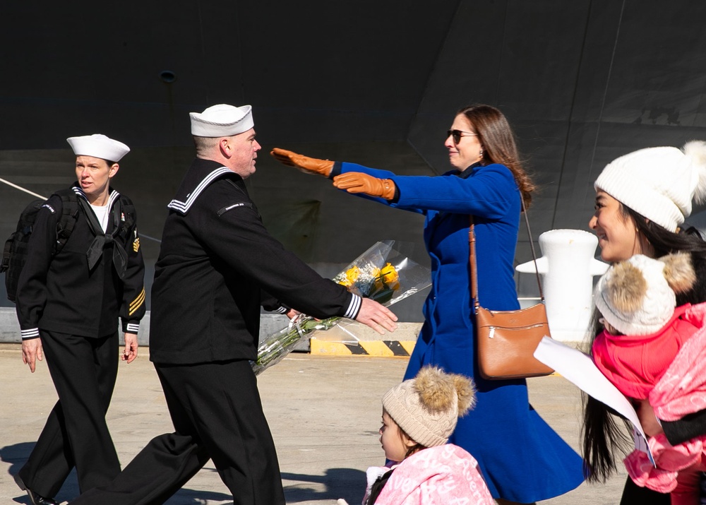 USS Gerald R. Ford Returns to Homeport