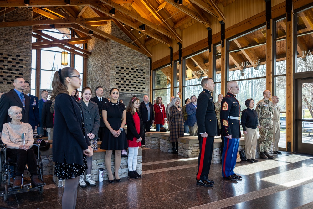 Blacksville native, Master Gunnery Sgt. Todd Kirby, retirement ceremony at the Semper Fidelis Chapel