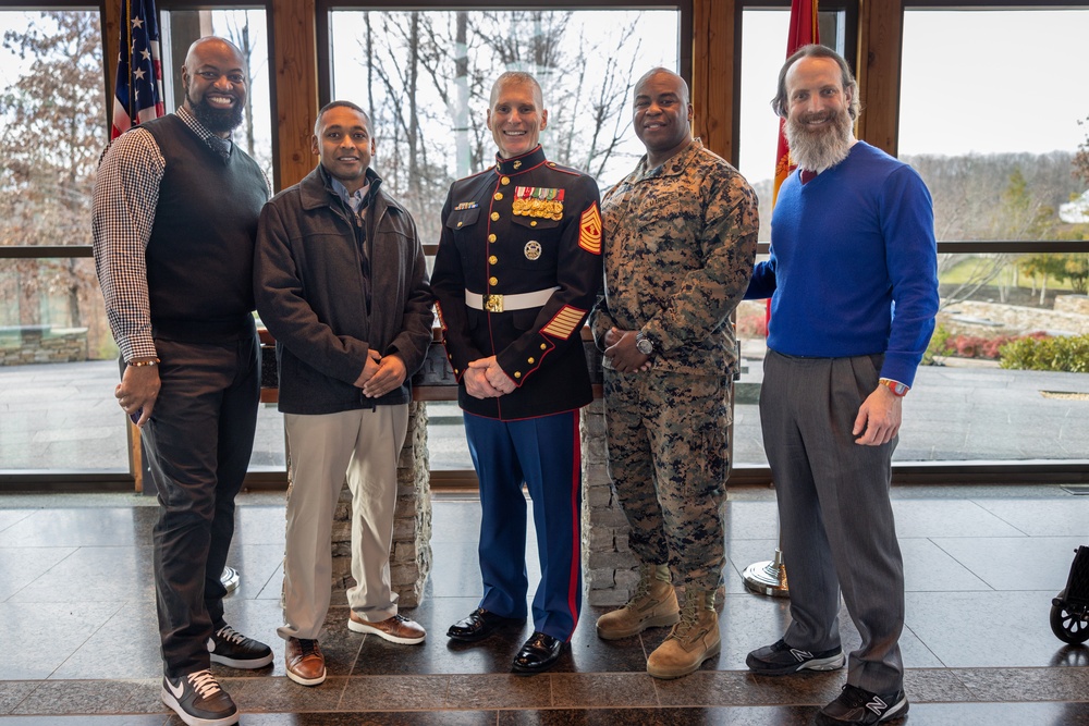 Blacksville native, Master Gunnery Sgt. Todd Kirby, retirement ceremony at the Semper Fidelis Chapel