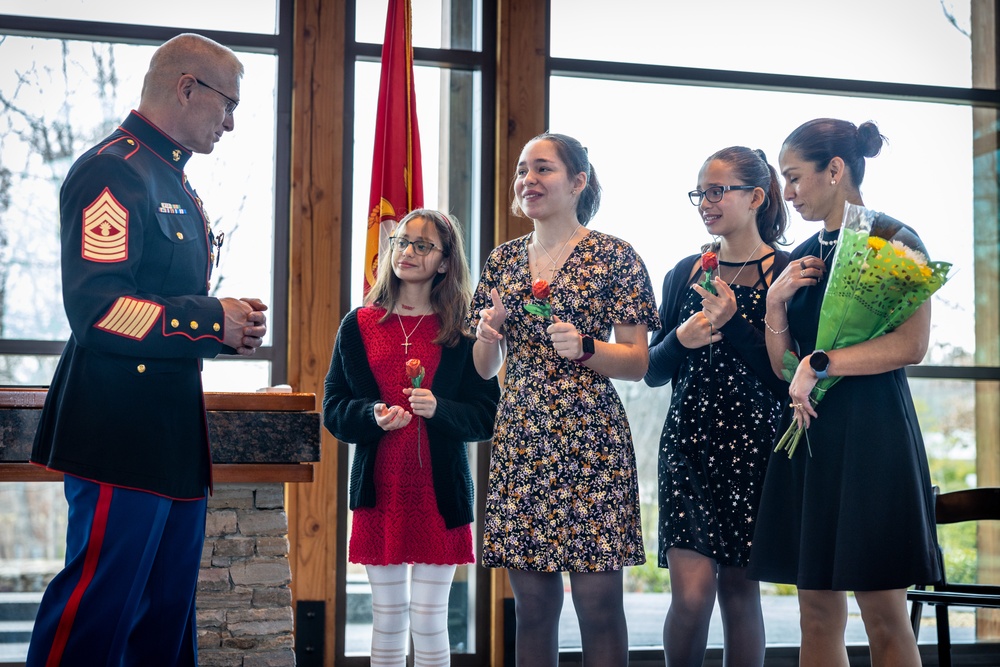 Blacksville native, Master Gunnery Sgt. Todd Kirby, retirement ceremony at the Semper Fidelis Chapel