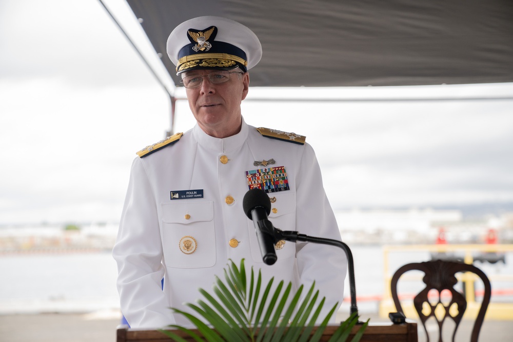 U.S. Coast Guard Cutter Harriet Lane change of home port ceremony