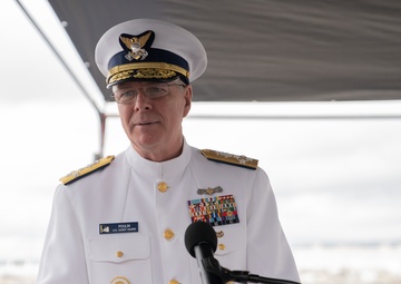 U.S. Coast Guard Cutter Harriet Lane change of home port ceremony