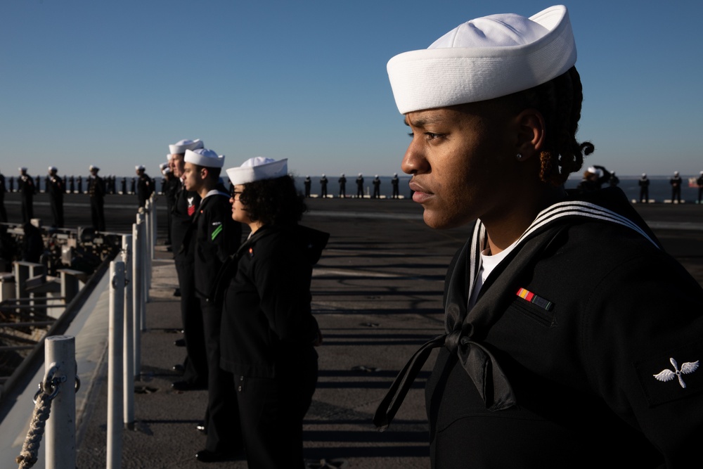 USS Gerald R. Ford Return to Homeport