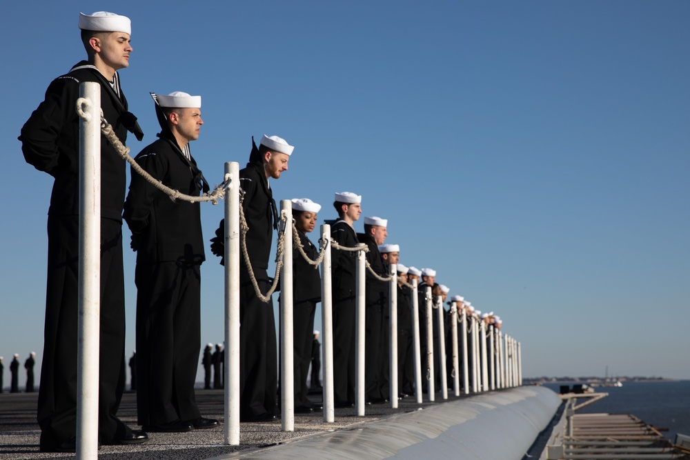 USS Gerald R. Ford Return to Homeport