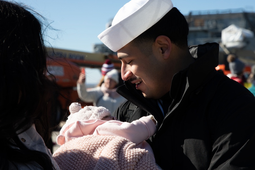 USS Gerald R. Ford Return to Homeport