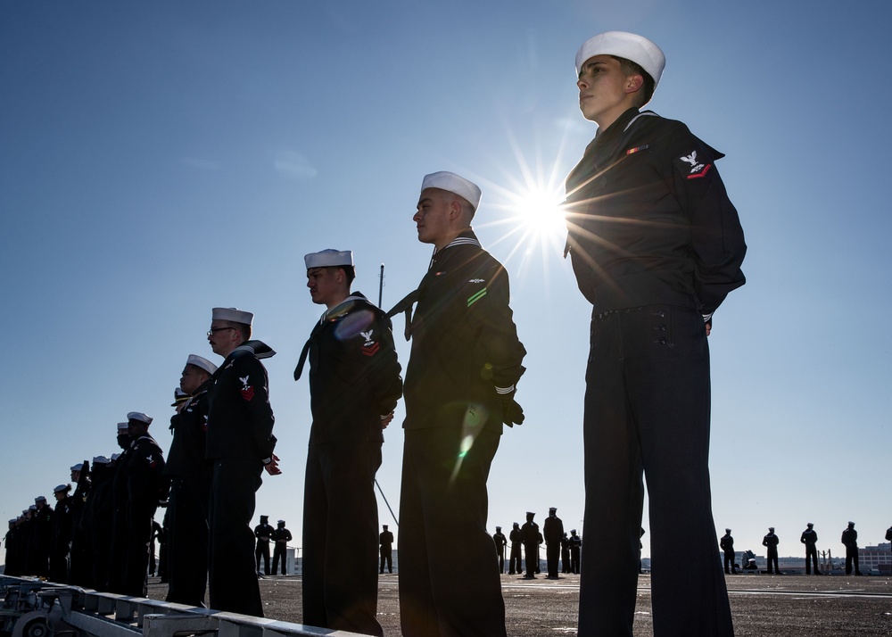 USS Gerald R. Ford (CVN 78) Returns To Homeport