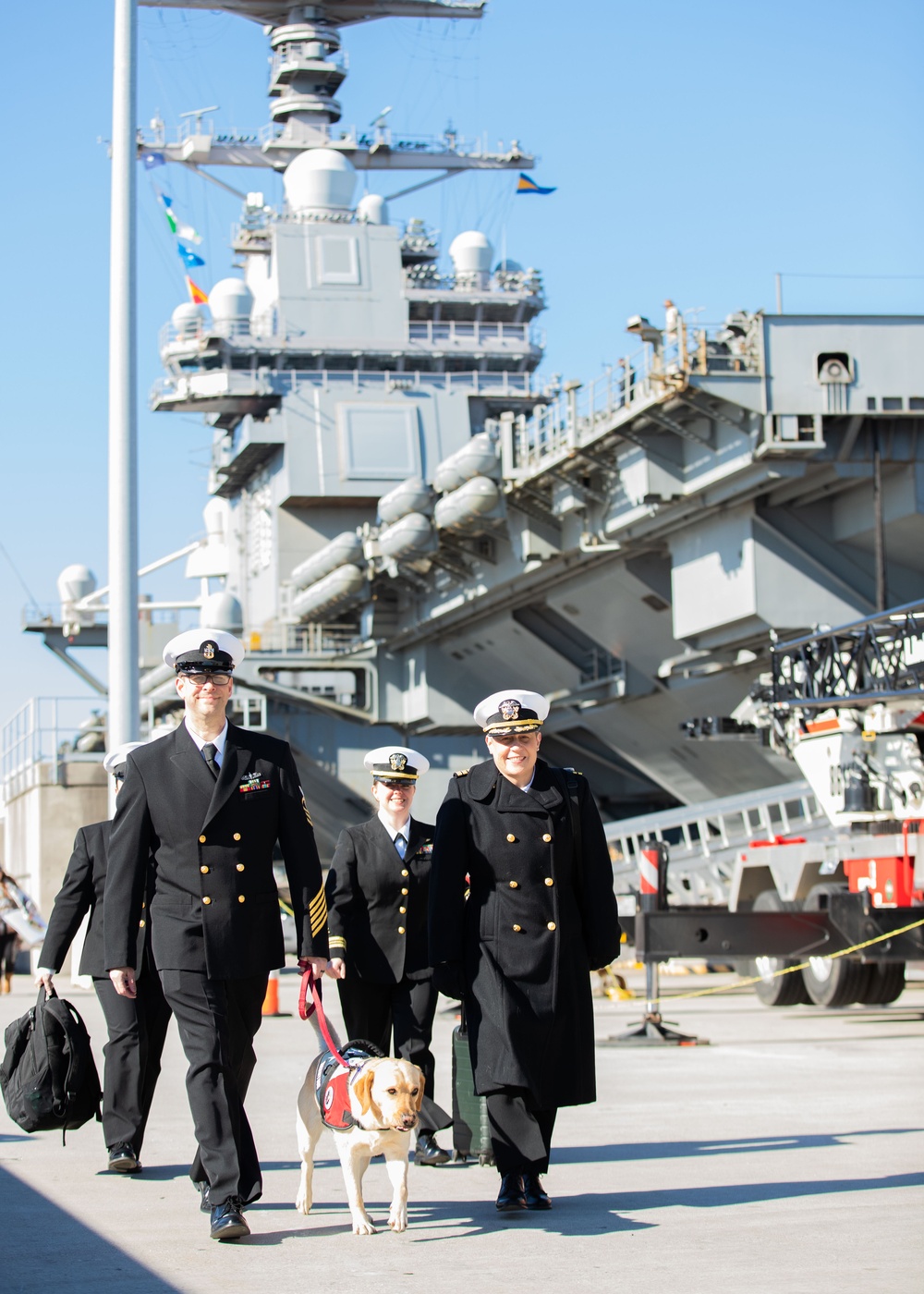 USS Gerald R. Ford (CVN 78) Returns To Homeport