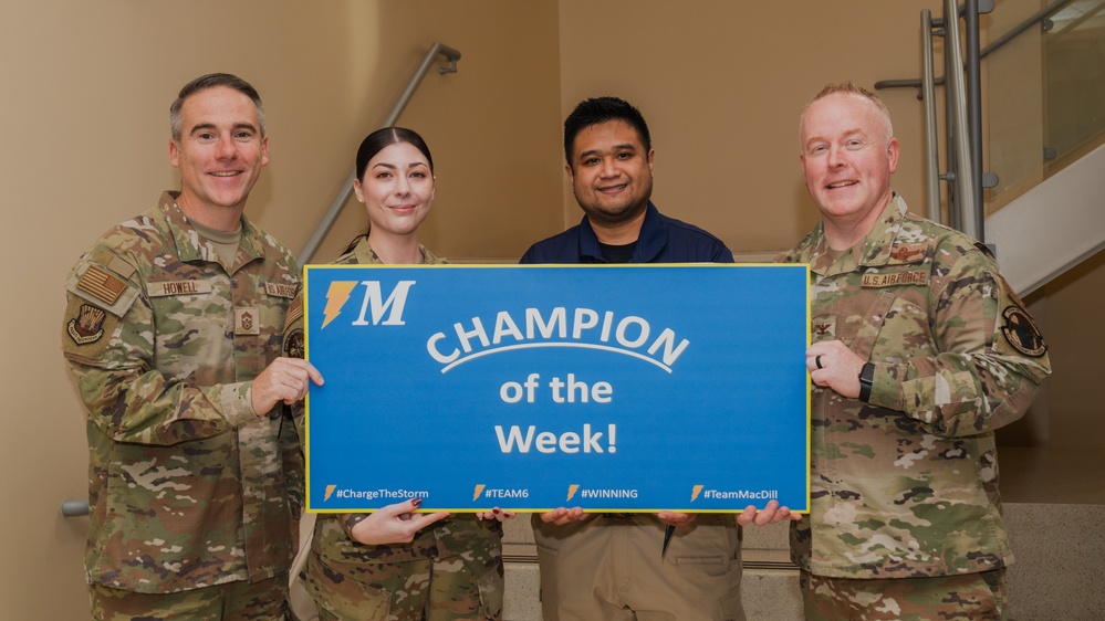 Champ of the Week – A1C Emma Porter and Paolo Melendez