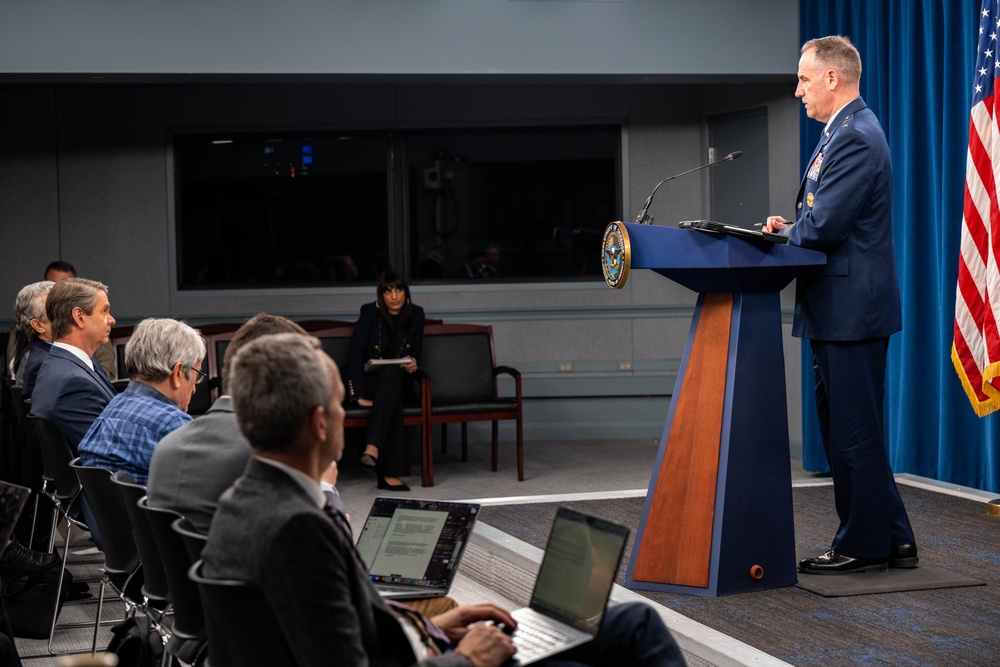 Maj. Gen. Ryder Pentagon Press Briefing