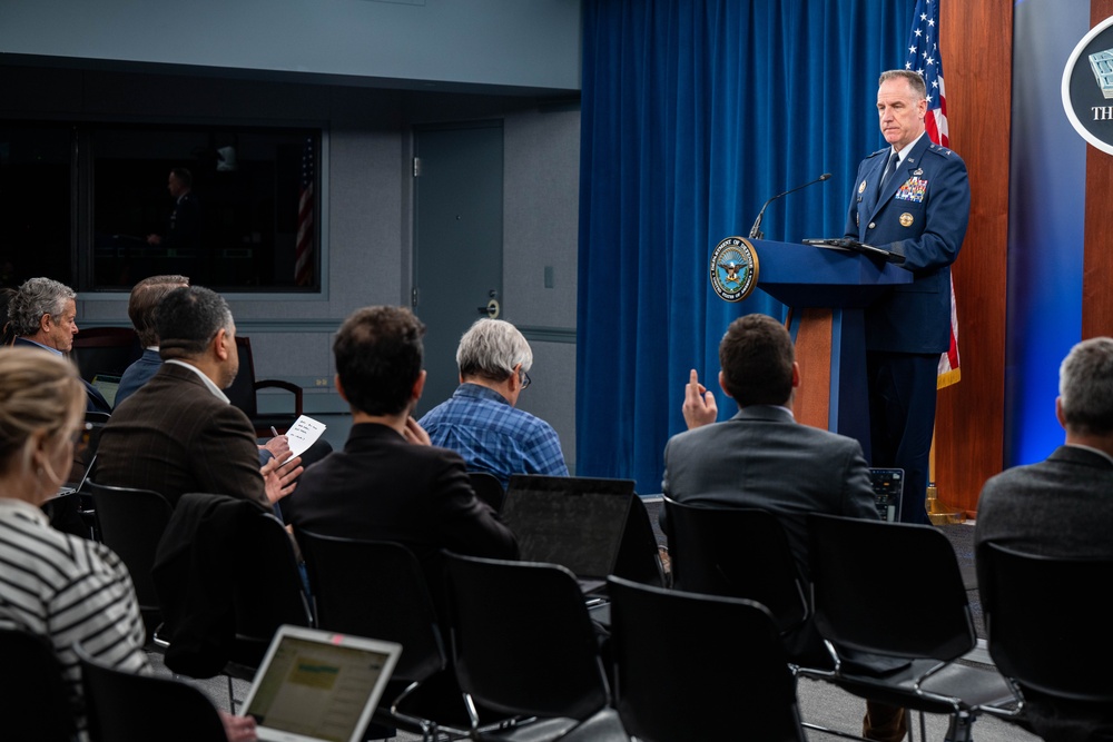 Maj. Gen. Ryder Pentagon Press Briefing