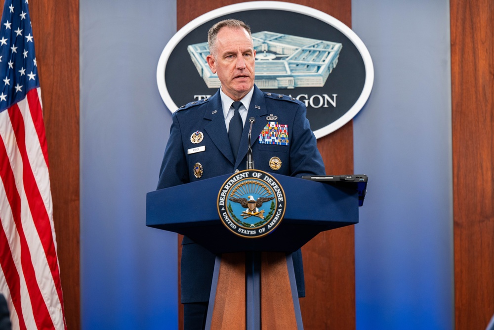 Maj. Gen. Ryder Pentagon Press Briefing