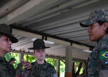 U.S. and Brazilian Marines meet to discuss integration of Brazilian male and female recruits