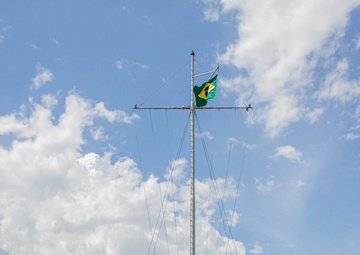 U.S. Marines inspect Brazilian Marine Corps recruit facilities during U.S. Marine Corps Forces, South’s Brazilian Recruit Assessment