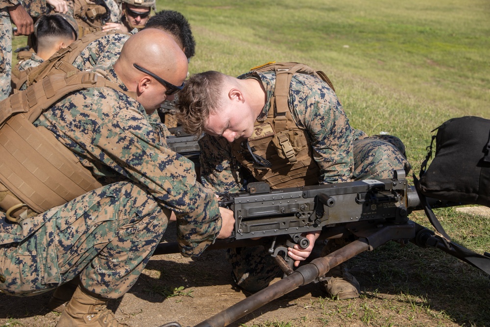 MWSS-174 Trains with Crew-served Weapons