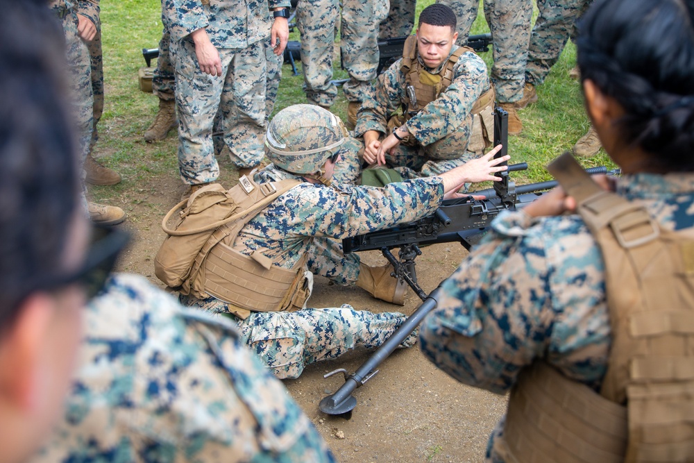 MWSS-174 Trains with Crew-served Weapons