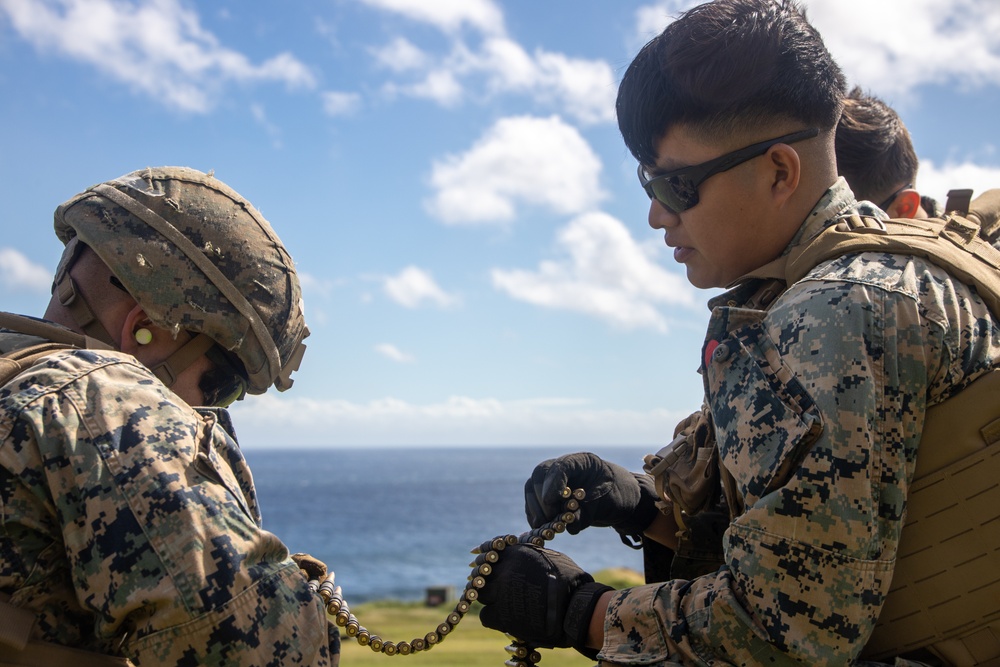 MWSS-174 Trains with Crew-served Weapons