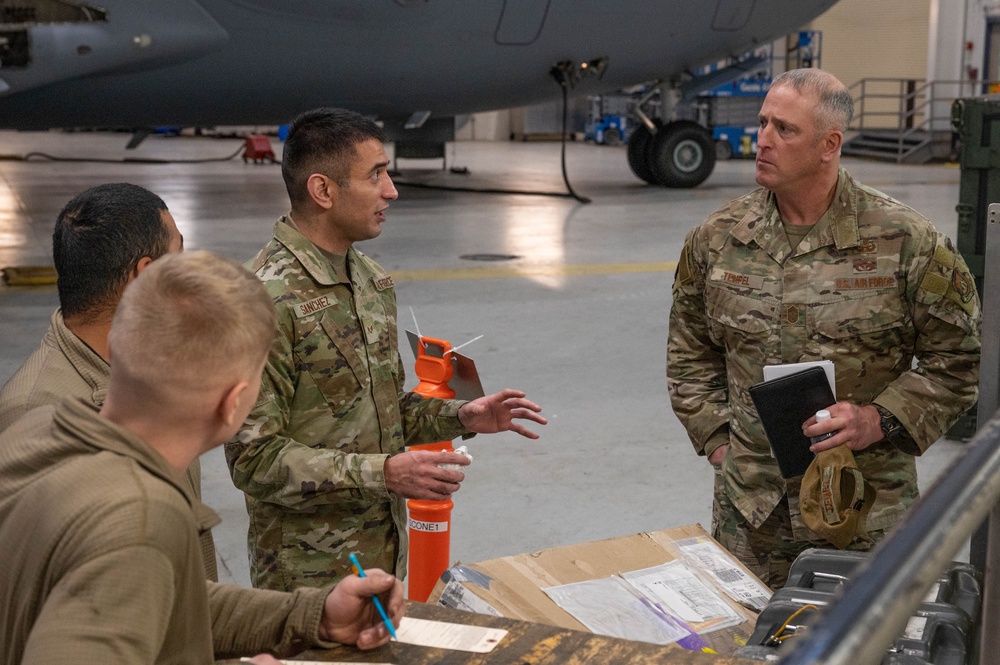 New 11th AF command chief tours the 3rd Wing