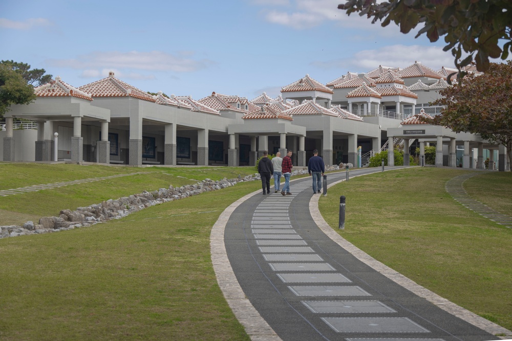 Marines with 3rd MLG visit Okinawa Peace Memorial Park