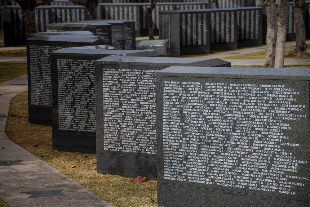 Marines with 3rd MLG visit Okinawa Peace Memorial Park