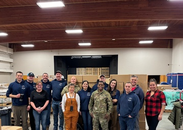 168th Wing volunteers with Tanana Chiefs Conference