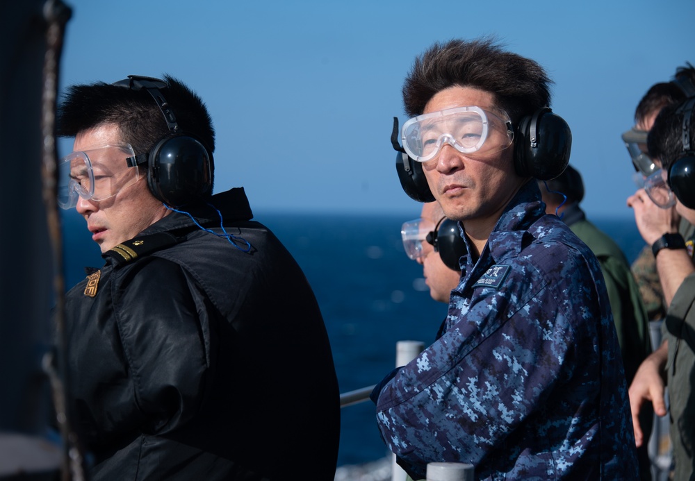 JSDF Service Members Observe Flight Operations