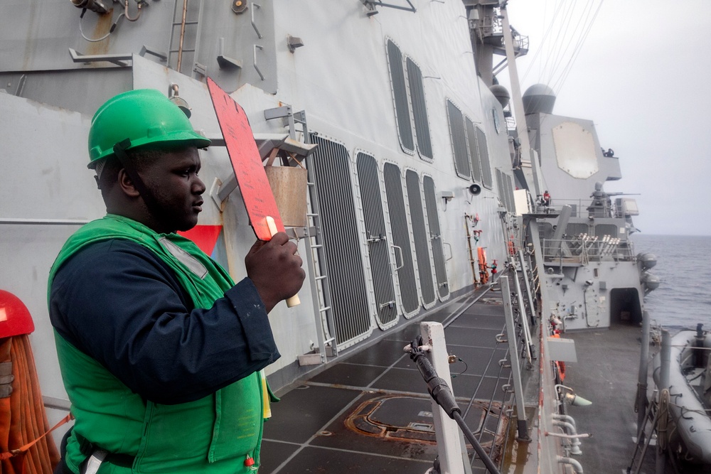 Sailors Conduct Replenishment-at-Sea with USNS John Ericsson