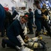 USS America (LHA 6) Conducts Fire Drill