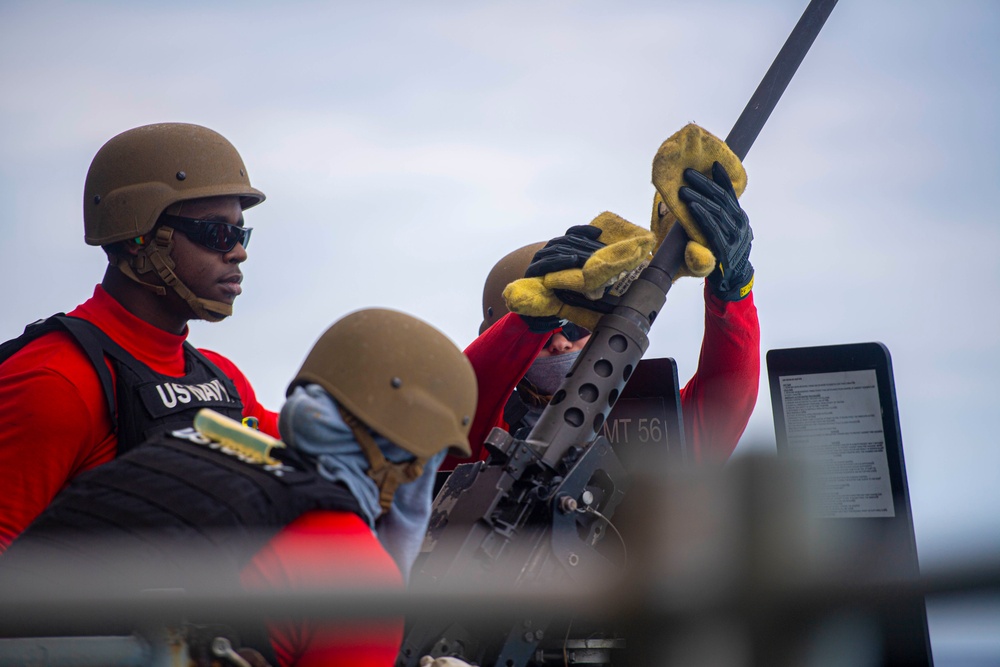 USS Dwight D. Eisenhower (CVN 69) Conducts Weapons Exercise