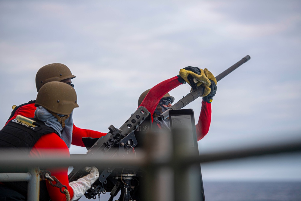 USS Dwight D. Eisenhower (CVN 69) Conducts Weapons Exercise
