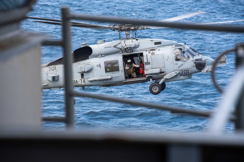 USS Dwight D. Eisenhower (CVN 69) Conducts Flight Operations in the Gulf of Aden