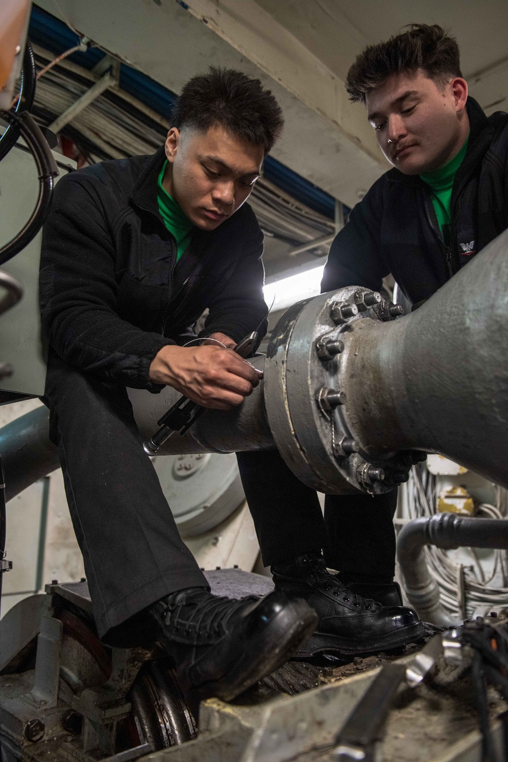 Truman is currently conducting a fast cruise, where the crew is simulating being at sea to test equipment, run emergency drills, and stand underway watches while pier side at Naval Station Norfolk