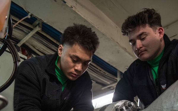 Truman is currently conducting a fast cruise, where the crew is simulating being at sea to test equipment, run emergency drills, and stand underway watches while pier side at Naval Station Norfolk